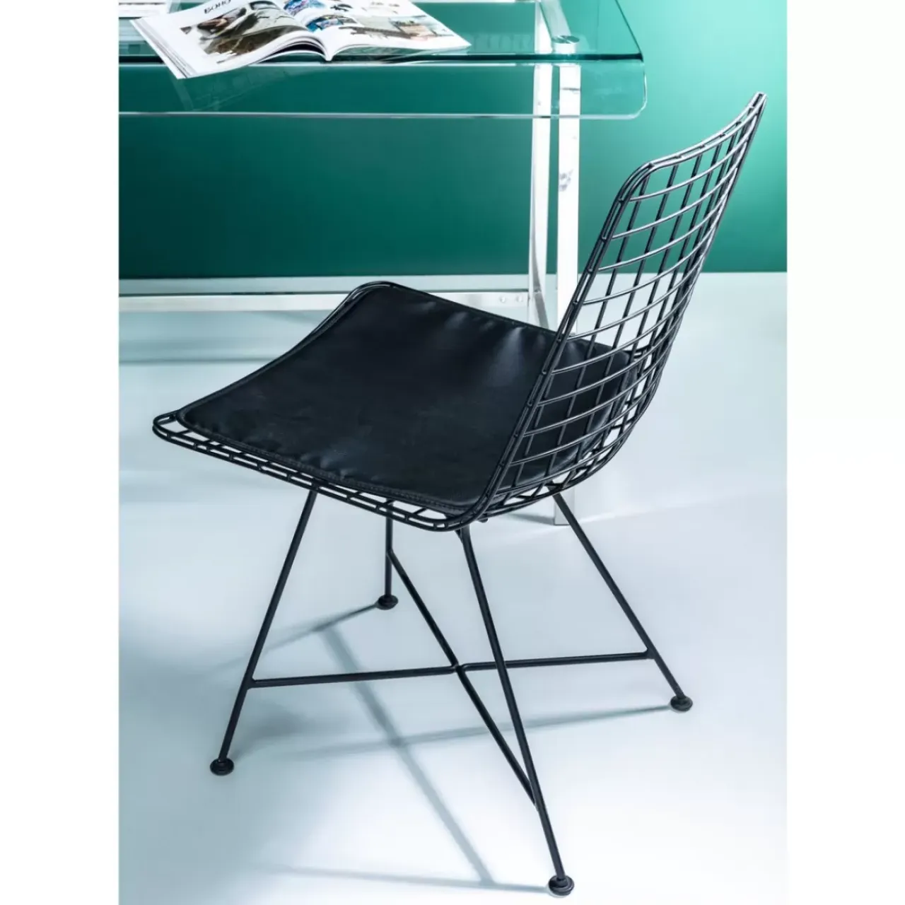 Stühle-KARE Design Stuhl Grid Schwarz