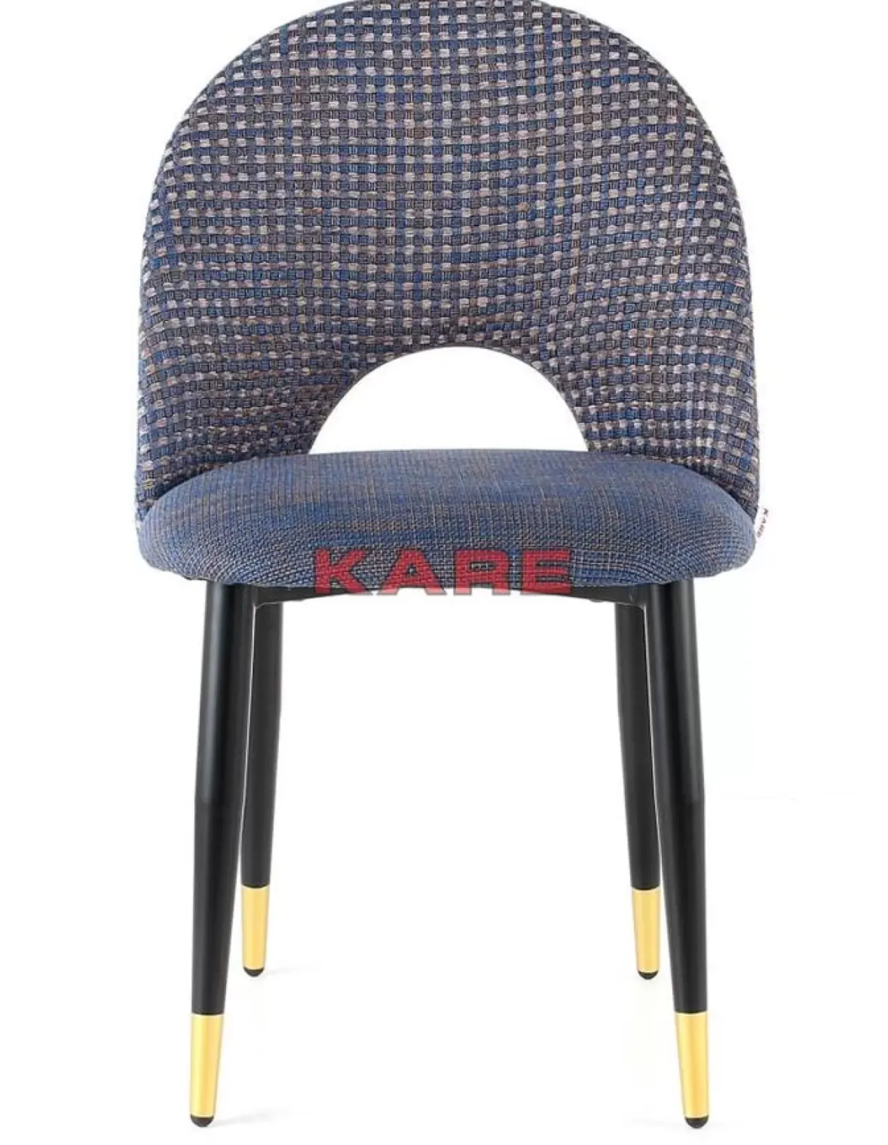 Stühle-KARE Design Stuhl Hudson Blau