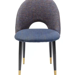 Stühle-KARE Design Stuhl Hudson Blau