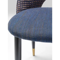 Stühle-KARE Design Stuhl Hudson Blau