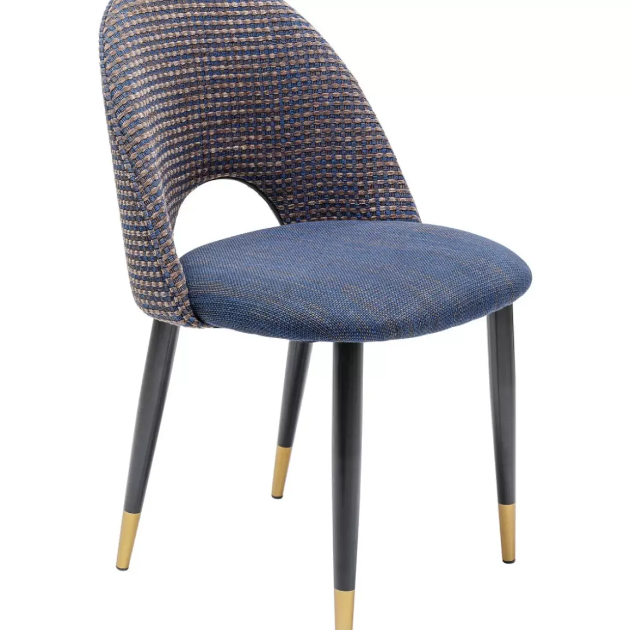 Stühle-KARE Design Stuhl Hudson Blau