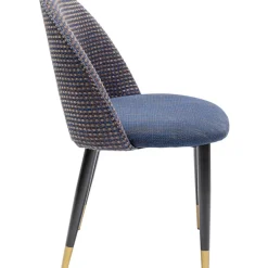 Stühle-KARE Design Stuhl Hudson Blau