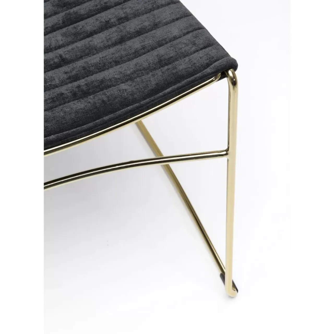 Stühle-KARE Design Stuhl Hugo Schwarz Gold