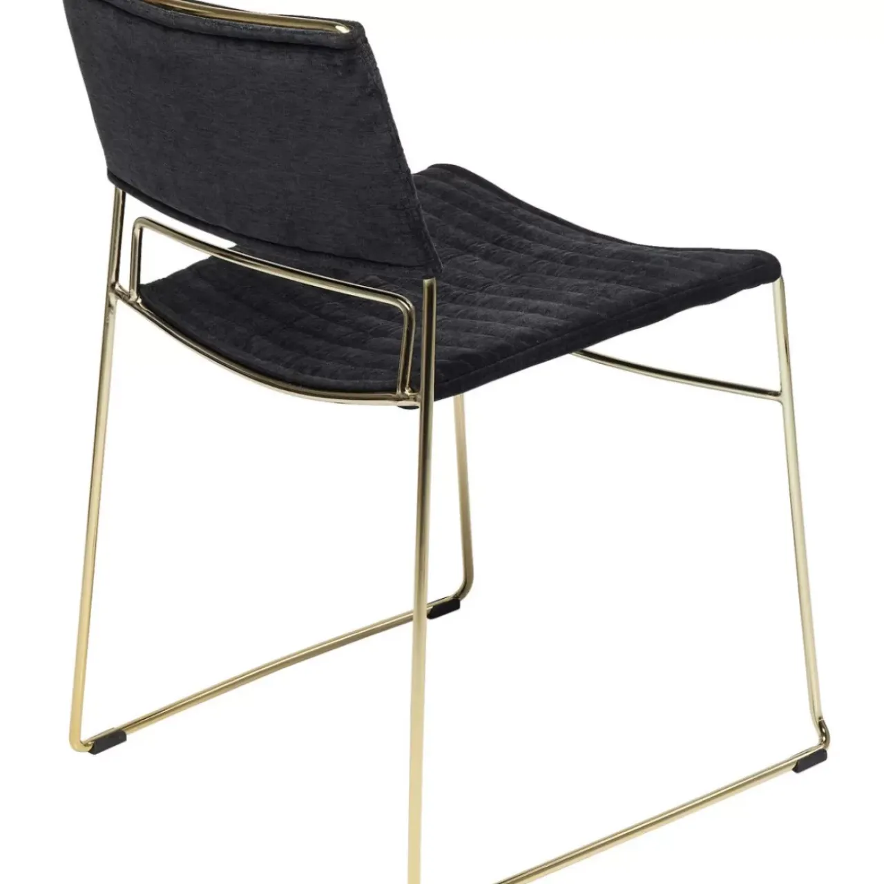 Stühle-KARE Design Stuhl Hugo Schwarz Gold