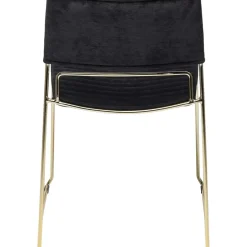 Stühle-KARE Design Stuhl Hugo Schwarz Gold