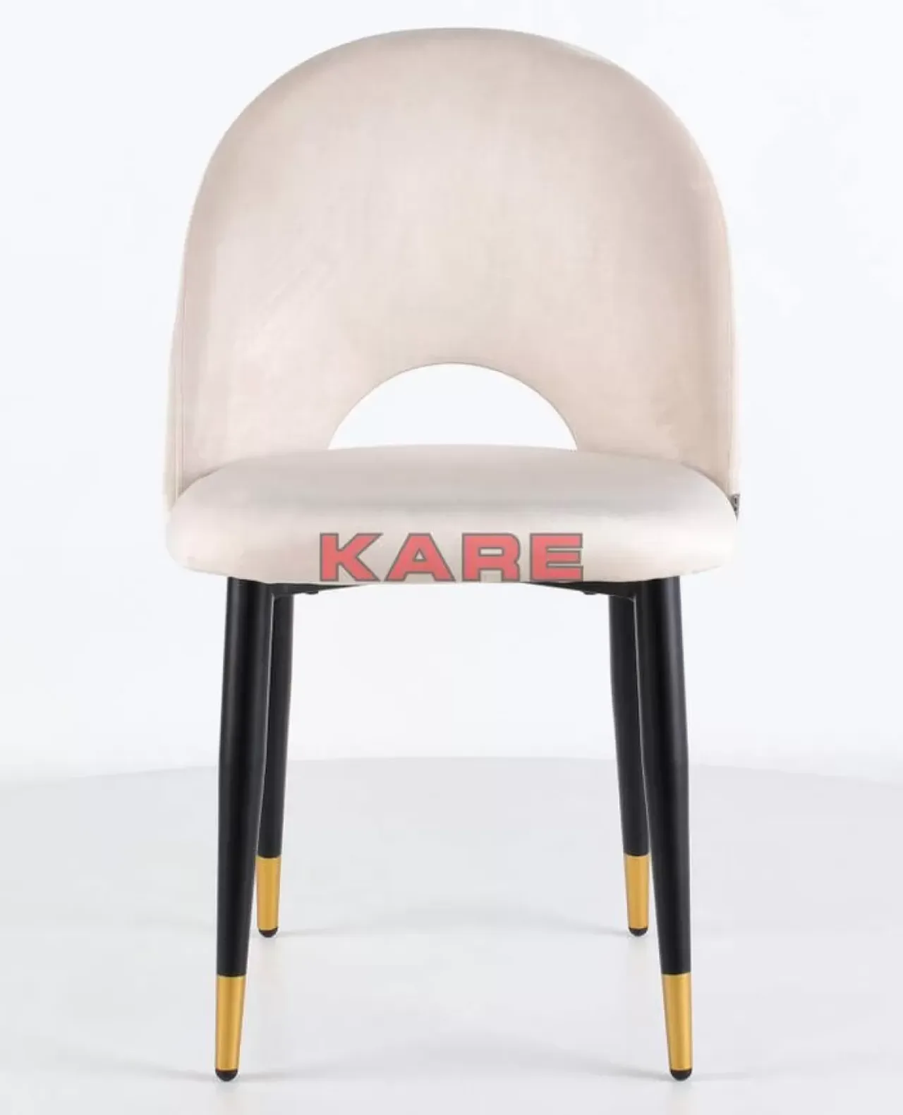 Stühle-KARE Design Stuhl Iris Velvet Beige