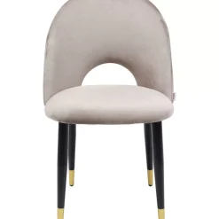 Stühle-KARE Design Stuhl Iris Velvet Beige