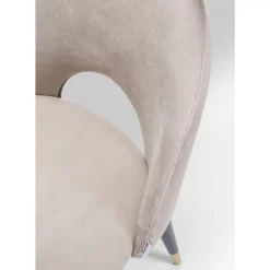 Stühle-KARE Design Stuhl Iris Velvet Beige
