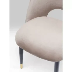 Stühle-KARE Design Stuhl Iris Velvet Beige