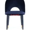 Stühle-KARE Design Stuhl Iris Velvet Blau (2/Set)