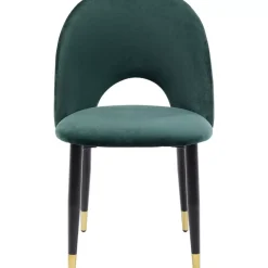 Stühle-KARE Design Stuhl Iris Velvet Grun