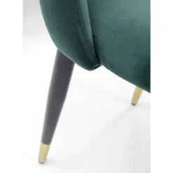 Stühle-KARE Design Stuhl Iris Velvet Grun