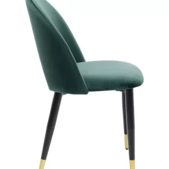 Stühle-KARE Design Stuhl Iris Velvet Grun