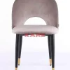 Stühle-KARE Design Stuhl Iris Velvet Taupe (2/Set)