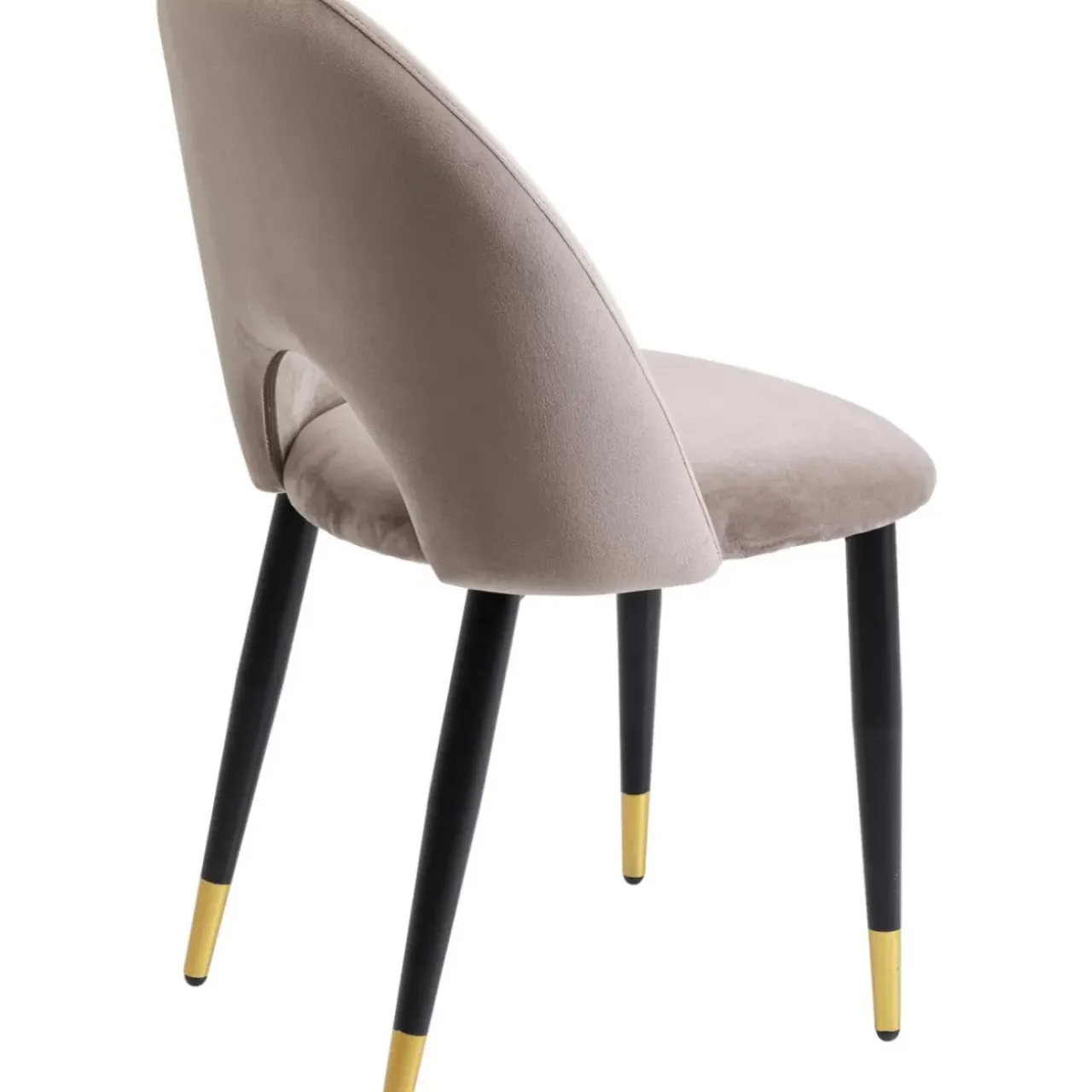 Stühle-KARE Design Stuhl Iris Velvet Taupe (2/Set)