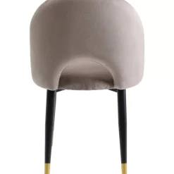Stühle-KARE Design Stuhl Iris Velvet Taupe (2/Set)
