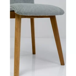 Stühle-KARE Design Stuhl Lara Cord Blau