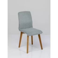Stühle-KARE Design Stuhl Lara Cord Blau