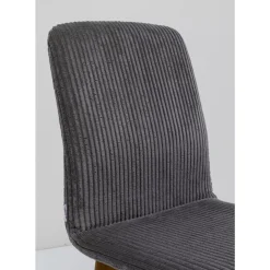 Stühle-KARE Design Stuhl Lara Cord Grau