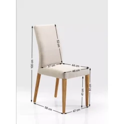 Stühle-KARE Design Stuhl Mara Ecru