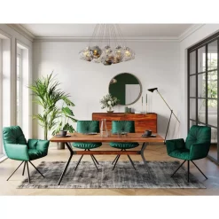 Stühle-KARE Design Stuhl Mila Grun