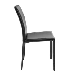 Stühle-KARE Design Stuhl Milano Schwarz
