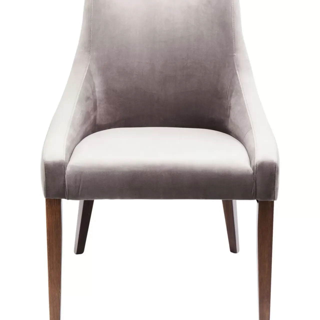 Stühle-KARE Design Stuhl Mode Velvet Grau