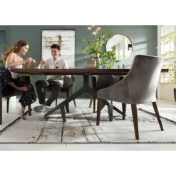Stühle-KARE Design Stuhl Mode Velvet Grau