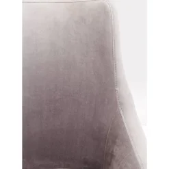 Stühle-KARE Design Stuhl Mode Velvet Grau