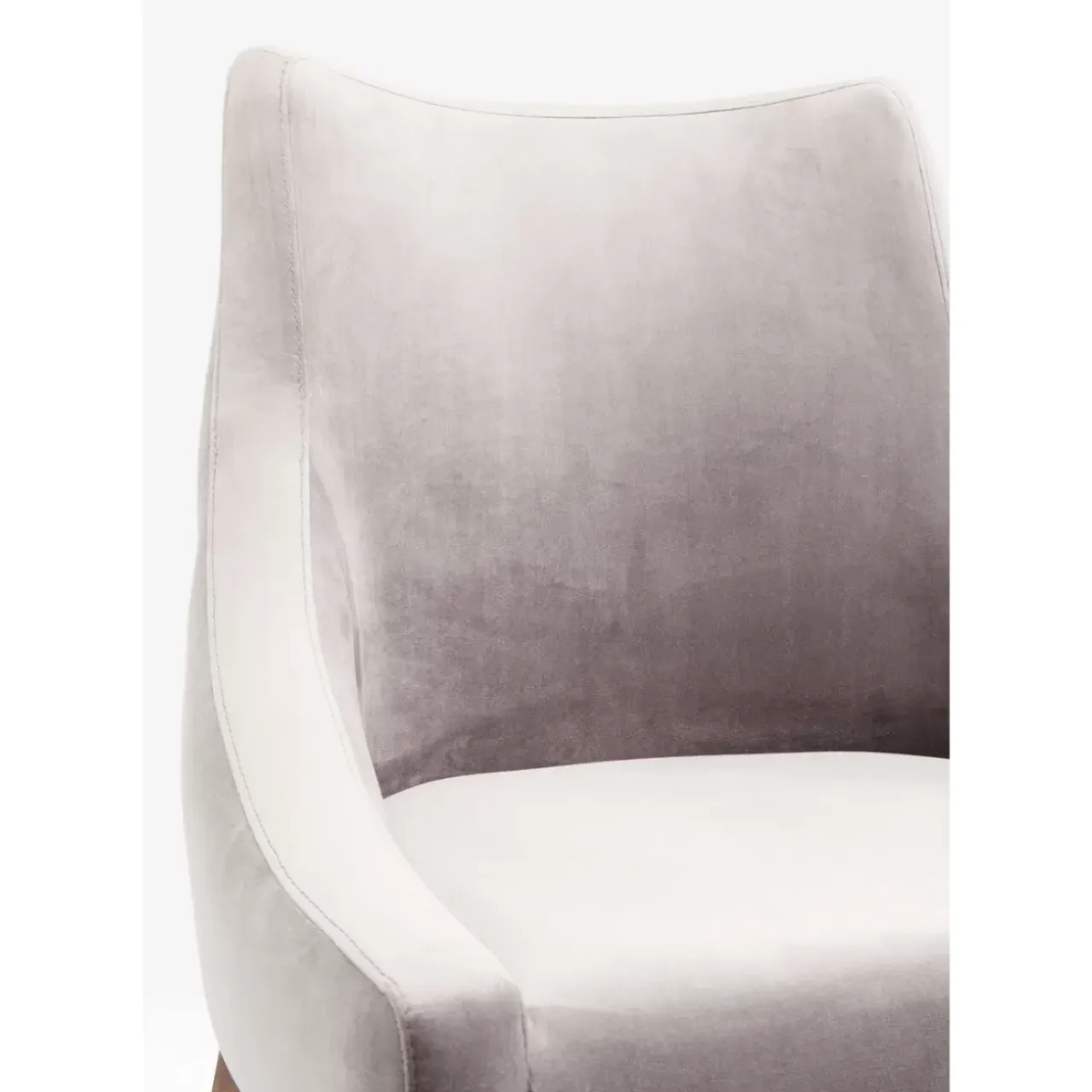 Stühle-KARE Design Stuhl Mode Velvet Grau