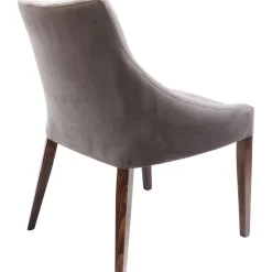 Stühle-KARE Design Stuhl Mode Velvet Grau