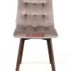 Stühle-KARE Design Stuhl Moritz Velvet Silbergrau