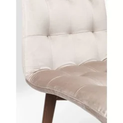 Stühle-KARE Design Stuhl Moritz Velvet Silbergrau