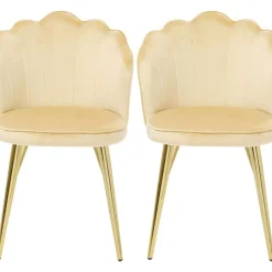Stühle-KARE Design Stuhl Princess Beige (2/Set)