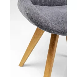 Stühle-KARE Design Stuhl Roady Grau