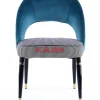 Stühle-KARE Design Stuhl Samantha Petrol