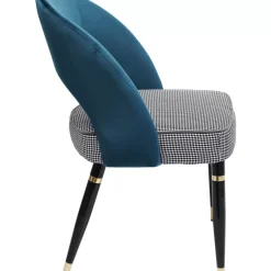 Stühle-KARE Design Stuhl Samantha Petrol
