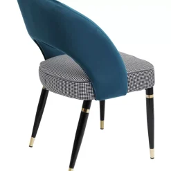 Stühle-KARE Design Stuhl Samantha Petrol