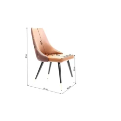Stühle-KARE Design Stuhl Urban Desire Braun