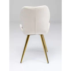 Stühle-KARE Design Stuhl Viva Creme