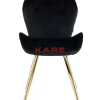 Stühle-KARE Design Stuhl Viva Schwarz