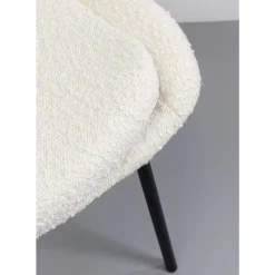 Stühle-KARE Design Stuhl West Side Boucle Creme