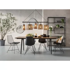 Stühle-KARE Design Stuhl Wire Black