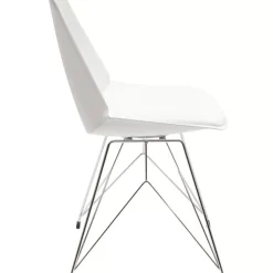 Stühle-KARE Design Stuhl Wire White