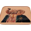 Geschirr & Tischaccessoires-KARE Design Tablett Ego Elephant 27X27Cm