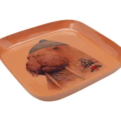Geschirr & Tischaccessoires-KARE Design Tablett Ego Walrus 21X21Cm