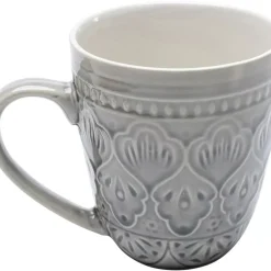Geschirr & Tischaccessoires-KARE Design Tasse Sicilia Mandala Grau