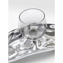 Deko & Geschenkartikel-KARE Design Teelichthalter 3 Jade Silber