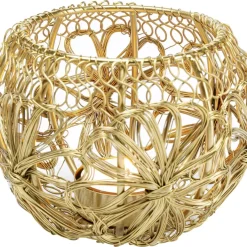 Deko & Geschenkartikel-KARE Design Teelichthalter Hayat Brass O12Cm