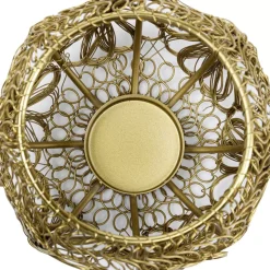 Deko & Geschenkartikel-KARE Design Teelichthalter Hayat Brass O12Cm